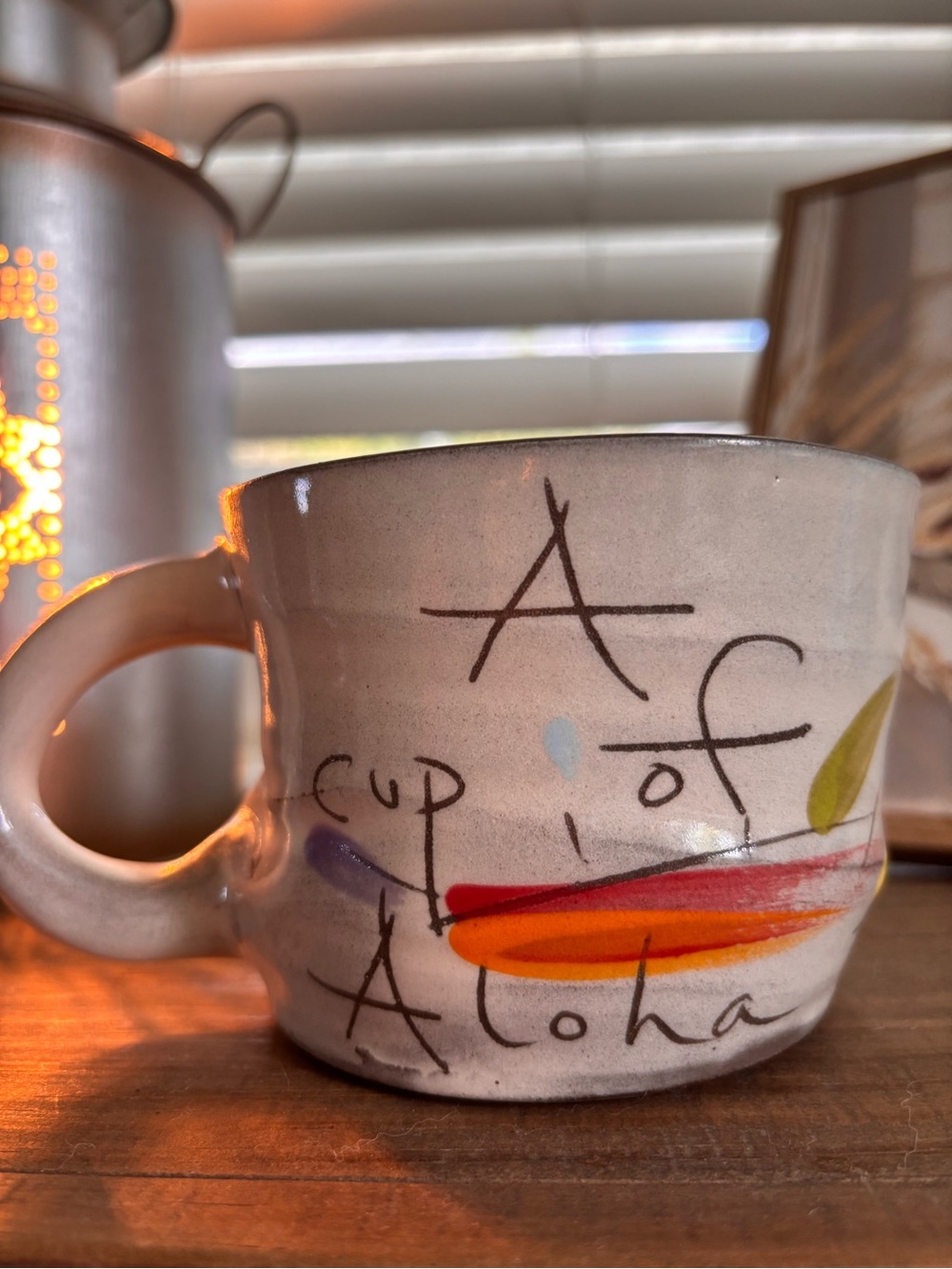 A Cup of Aloha Local Artist Handmade Ceramic Mug